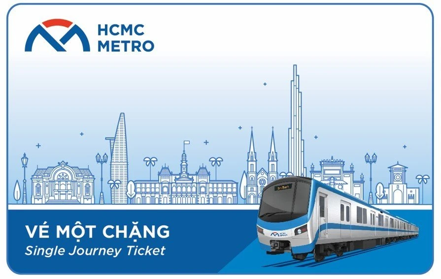 Thẻ bảo mật trung bình của tuyến metro số 1.