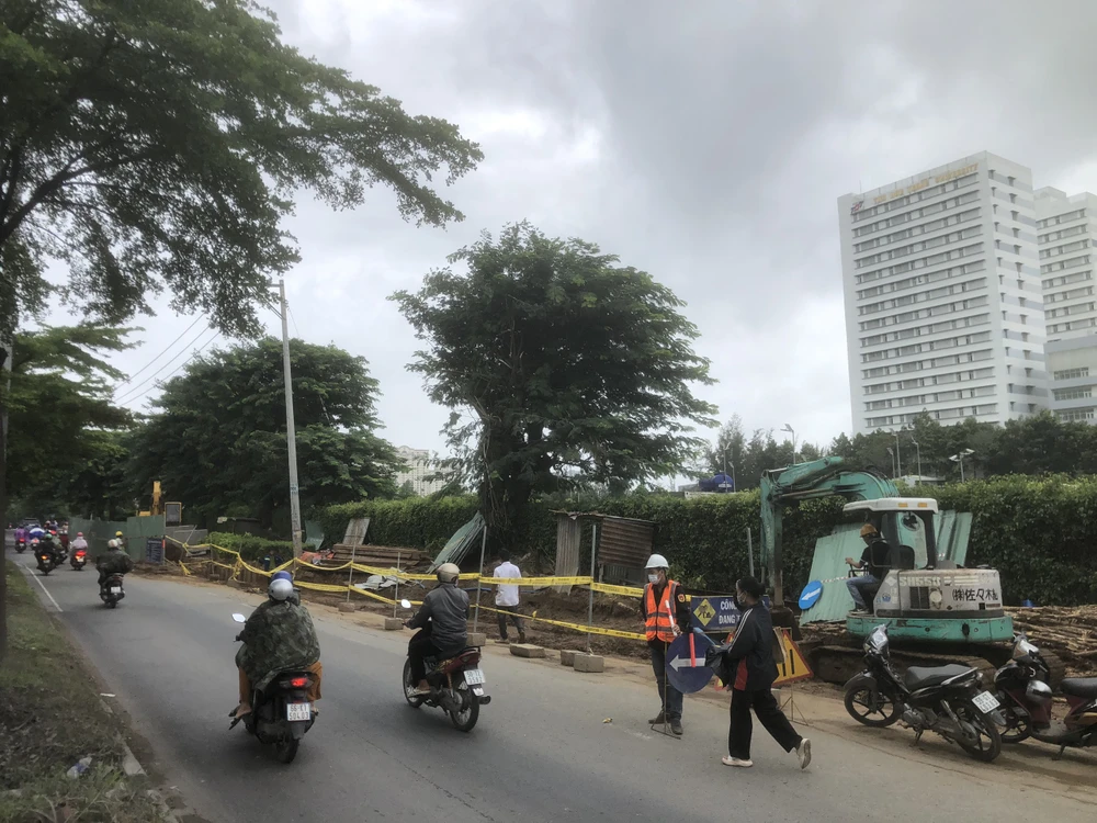 Một nhánh hầm chui còn lại - HC1 sẽ được thông xe vào cuối năm 2024.