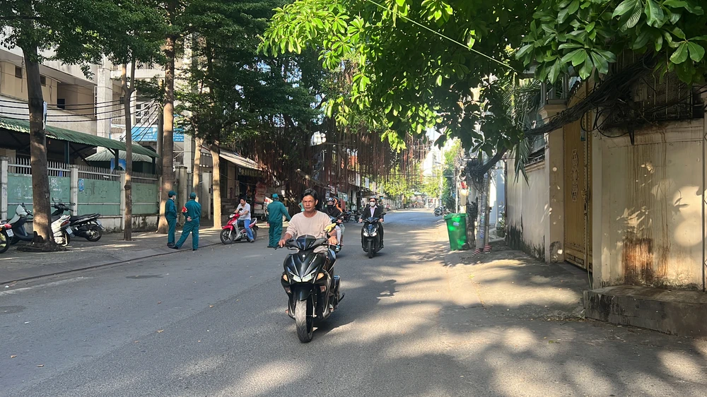 Dự kiến đường Thái Ly sẽ nâng cấp hệ thống thoát nước và nâng cấp đường, hoàn thành dự án vào tháng 12-2023. Ảnh: ĐT