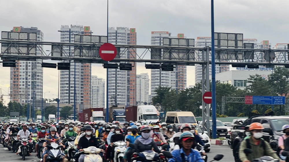 Khu vực đường Mai Chí Thọ - nút giao An Phú.