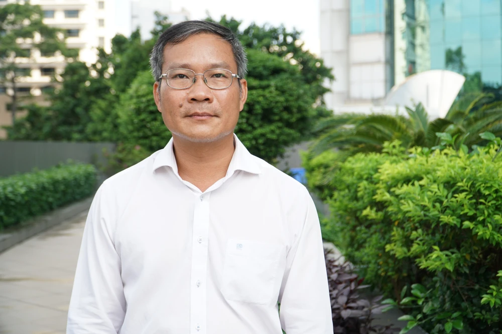 Ông Bùi Trung Kiên - Phó Tổng Giám đốc Tổng công ty Điện lực TP.HCM. Ảnh: Nguyễn Tiến