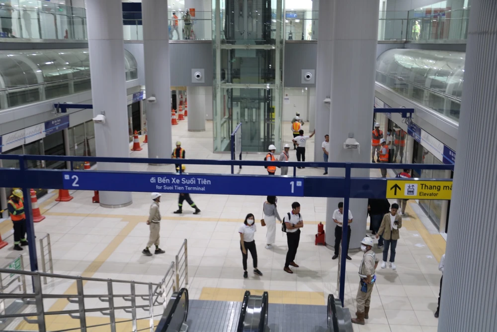 chạy thử metro số 1