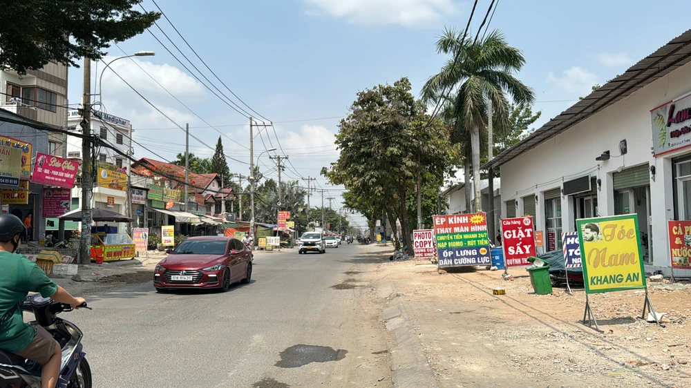 đường Lò Lu được mở rộng