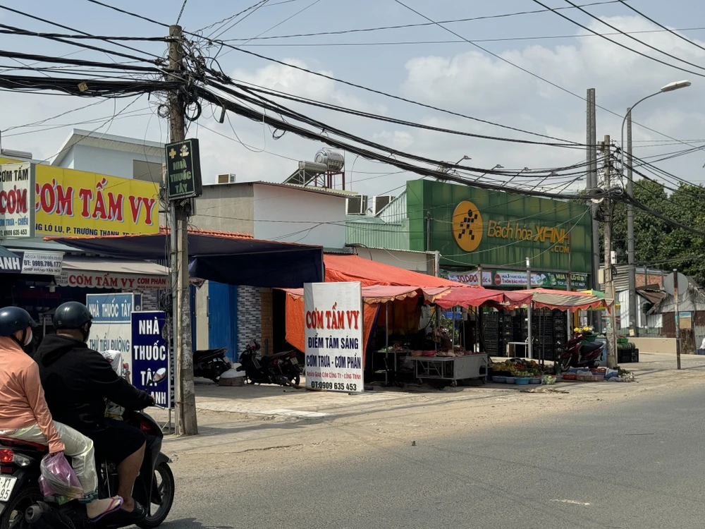 đường Lò Lu được mở rộng