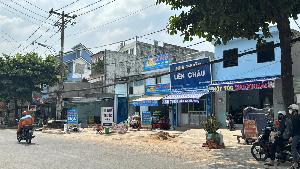 đường Lò Lu được mở rộng