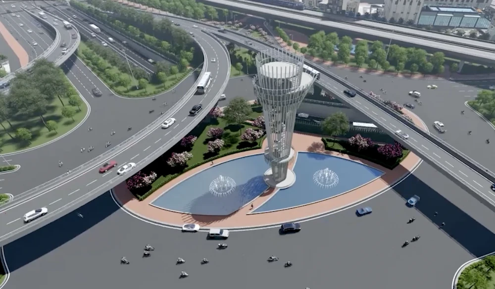 tháp biểu tượng ở phía Đông TP.HCM