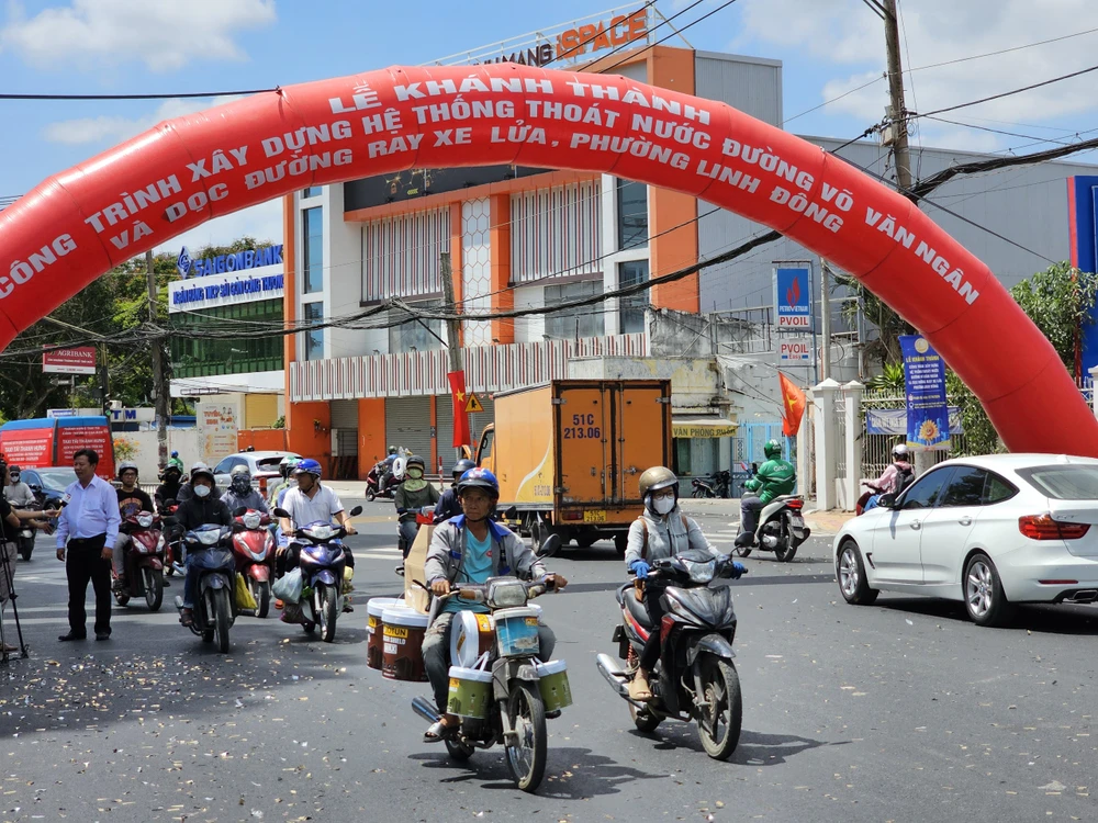 dự án thoát nước trên đường Võ Văn Ngân