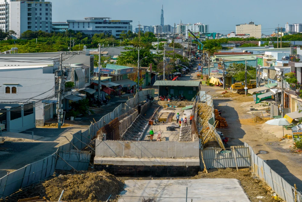 cầu Rạch Đỉa, huyện Nhà Bè sắp về đích