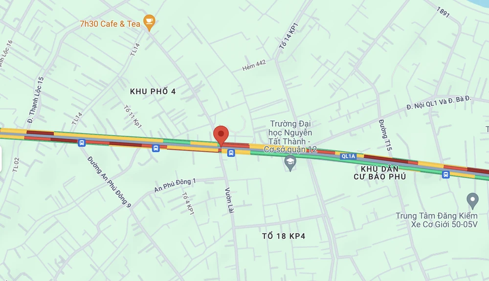 đường Vườn Lài đứng top đầu trong 20 tuyến đường có tỉ lệ tử vong cao nhất