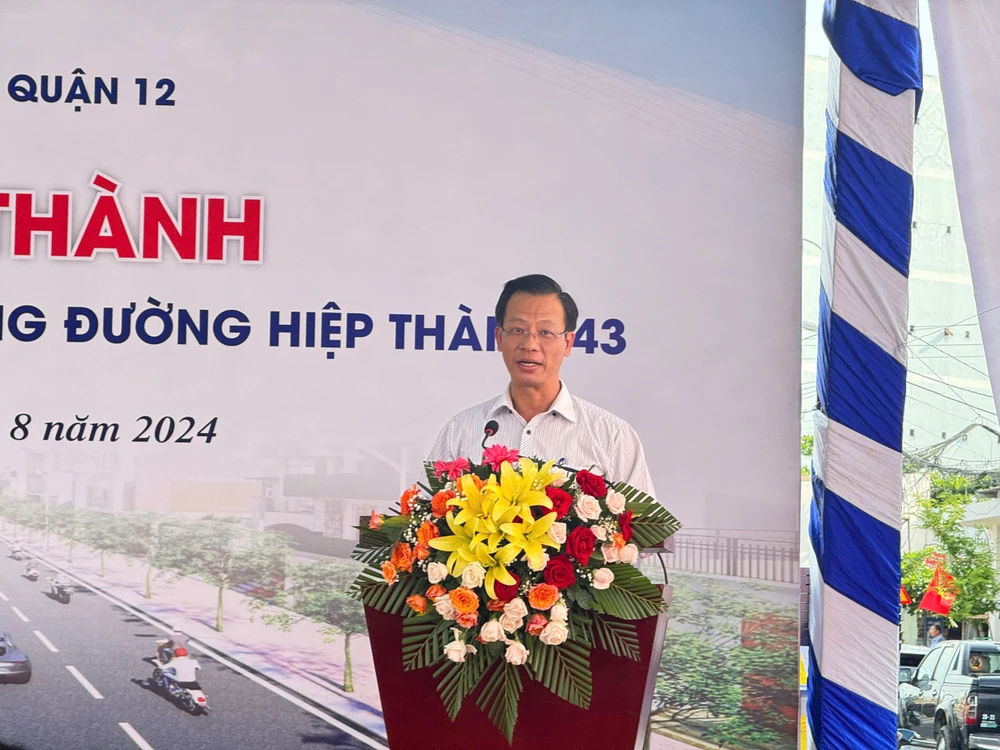 dự án nâng cấp mở rộng đường Hiệp Thành 43