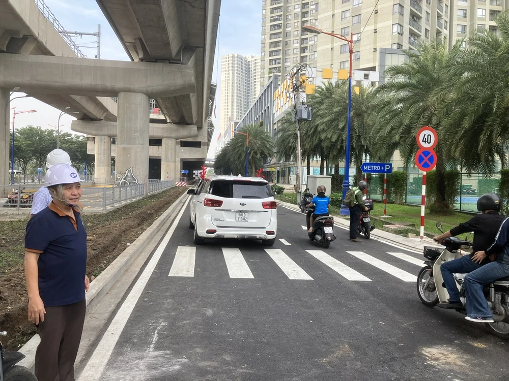 Khai thác đường song hành trái Võ Nguyên Giáp, TP Thủ Đức
