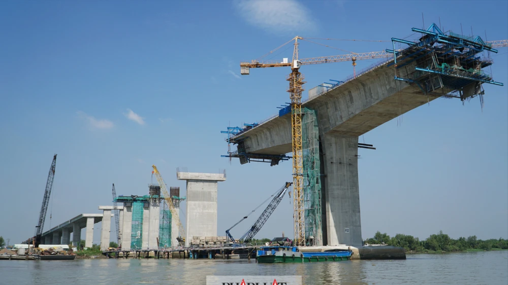 60 ngày nữa hoàn thành hạng mục cầu Nhơn Trạch, Vành đai 3