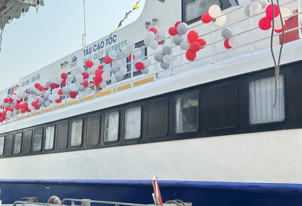 Tuyến tàu cao tốc TP.HCM - Côn Đảo sẽ chính thức chạy vào ngày 29-3