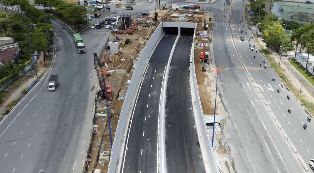 Dự kiến nhánh cầu N2 và hầm chui HC1-02 tại nút giao An Phú sẽ thông xe trước Tết Nguyên đán 2026,