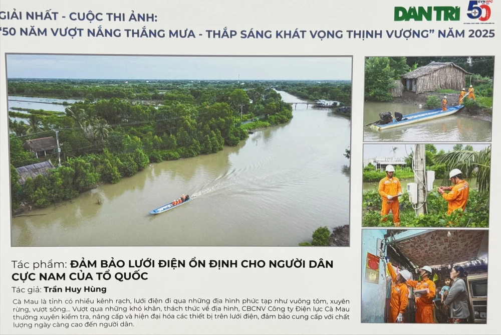 Đảm bảo lưới điện ổn định cho cực Nam tổ quốc đạt giải nhất cuộc thi ảnh