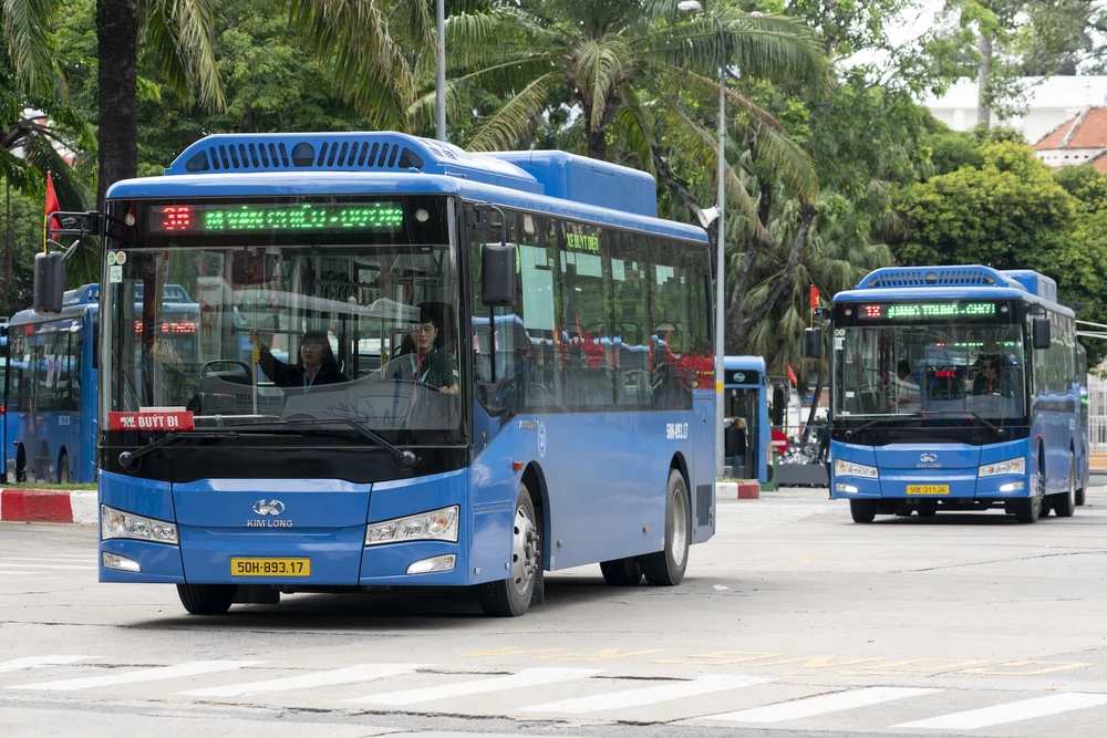 Người dân đi xe buýt ở TP.HCM được miễn vé trong dịp Lễ 2-9