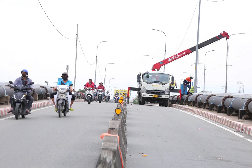 Nâng tĩnh không cầu Bình Phước 1