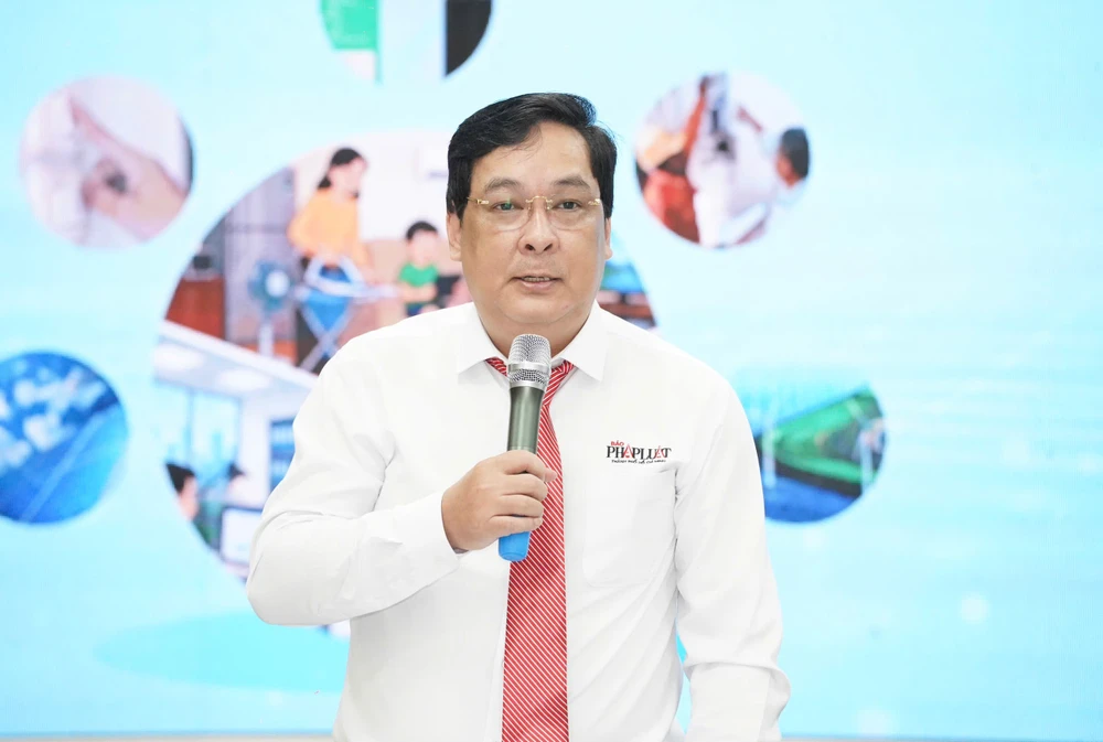 Nhà báo Nguyễn Thái Bình - Phó Tổng biên tập Báo Pháp Luật TP.HCM. Ảnh: THUẬN VĂN