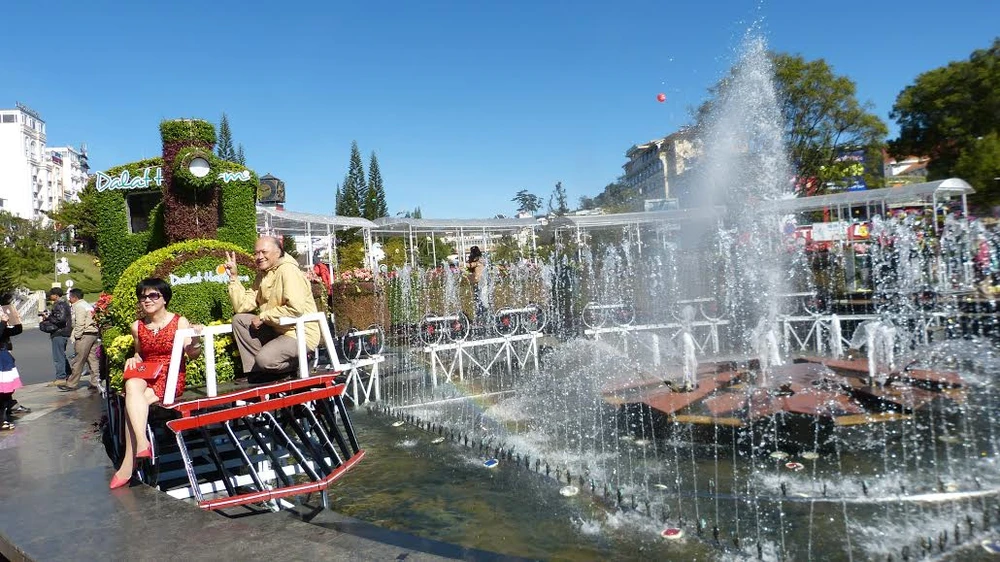 Hàng chục ngàn người đổ về Đà Lạt thưởng thức 'tiệc hoa' ảnh 4