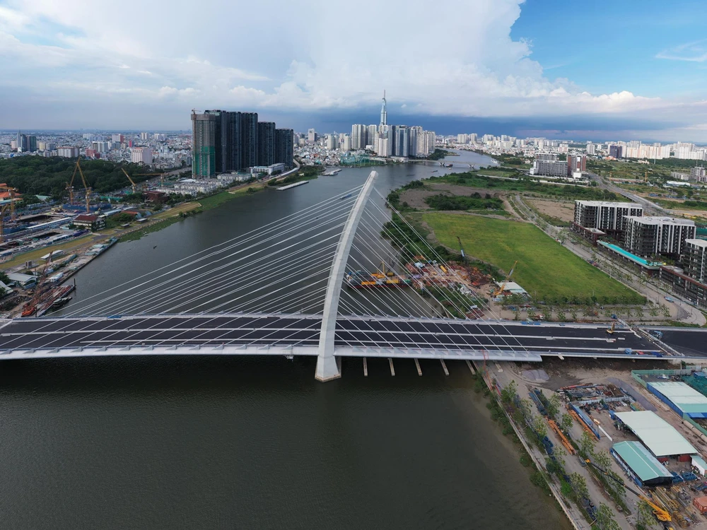 Thông xe dự án cầu Thủ Thiêm 2 (nối quận 1 với TP Thủ Đức).