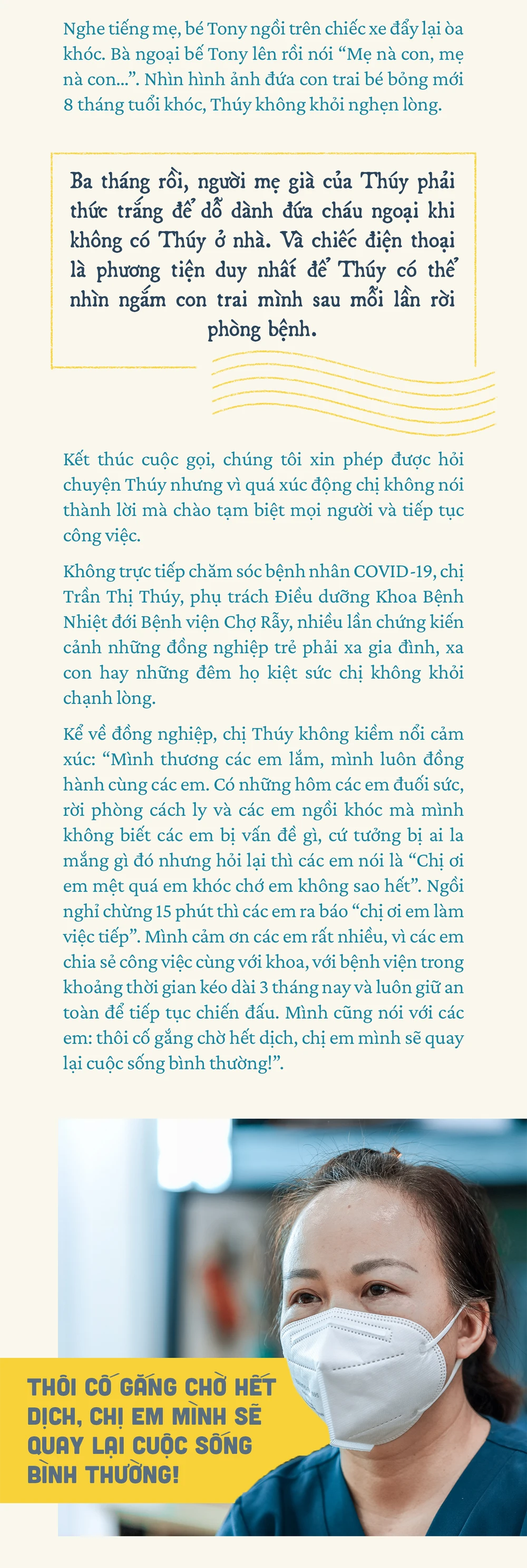 Chuyện Khu điều trị COVID-19: ‘Con ở nhà ngoan, ba mẹ đi bắt ‘con COVID’ rồi về ảnh 3