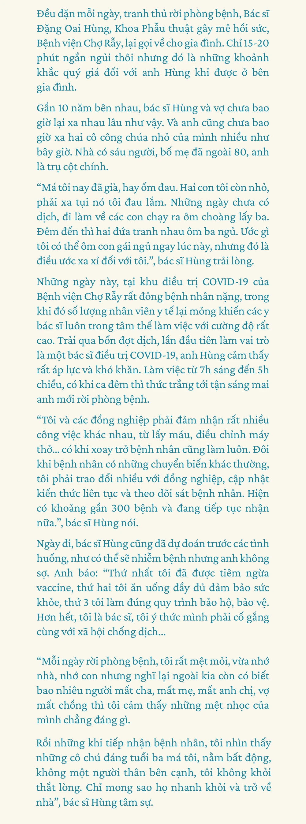Chuyện Khu điều trị COVID-19: ‘Con ở nhà ngoan, ba mẹ đi bắt ‘con COVID’ rồi về ảnh 6