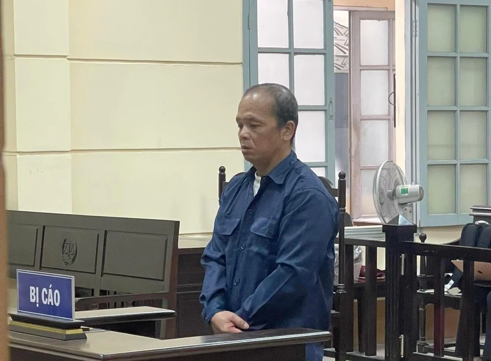 Bị cáo Nguyễn Văn Thái. Ảnh: H.YẾN