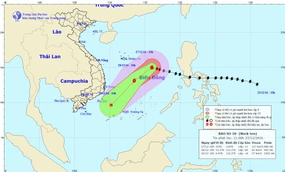 Bão Nock Ten vào biển Đông, báo động thiên tai cấp độ 3 ảnh 1