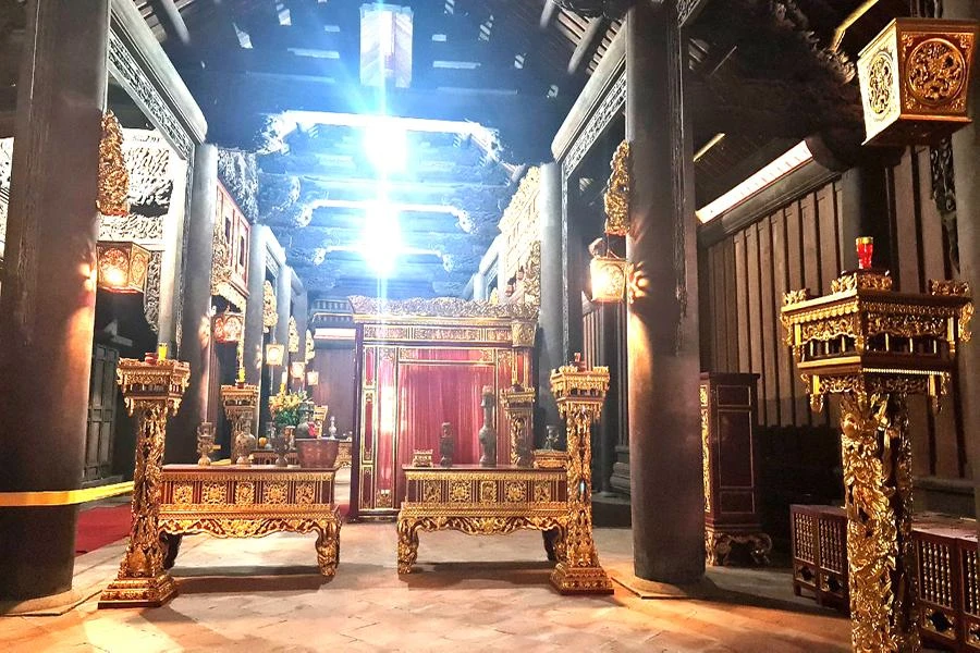 Theo dòng lịch sử ghi chép lại, Lam Kinh vốn là đất Lam Sơn, quê hương của Anh hùng dân tộc Lê Lợi, người có công chiêu mộ hiền tài, quy tụ nhân dân đánh đuổi giặc Minh xâm lược (1418-1427). Ảnh: ĐẶNG TRUNG