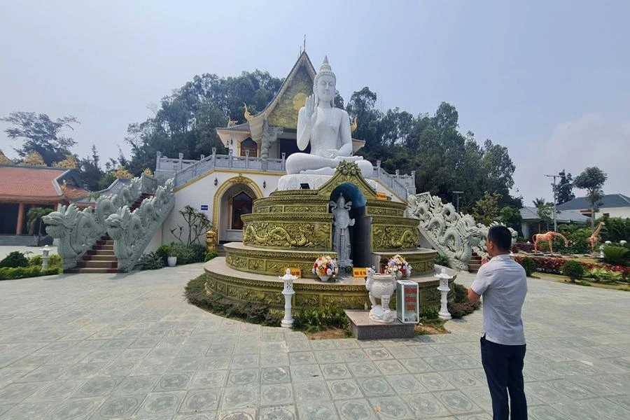 Cận cảnh ngôi chùa có kiến trúc độc đáo ở Thanh Hóa ảnh 4