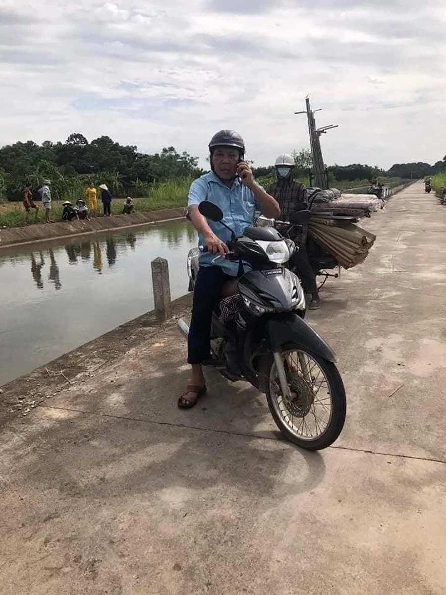 Bờ kênh Bắc sông Chu (Nam sông Mã) chảy qua địa bàn giáp ranh giữa xã Thuận Minh và xã Thọ Lập, nơi người dân phát hiện ba trẻ đuối nước. Ảnh: CTV
