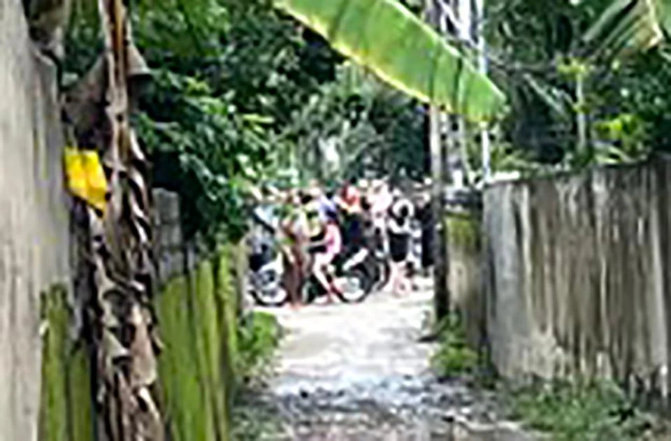 Hiện trường vụ điện giật khiến hai người tử vong thương tâm. Ảnh: CTV