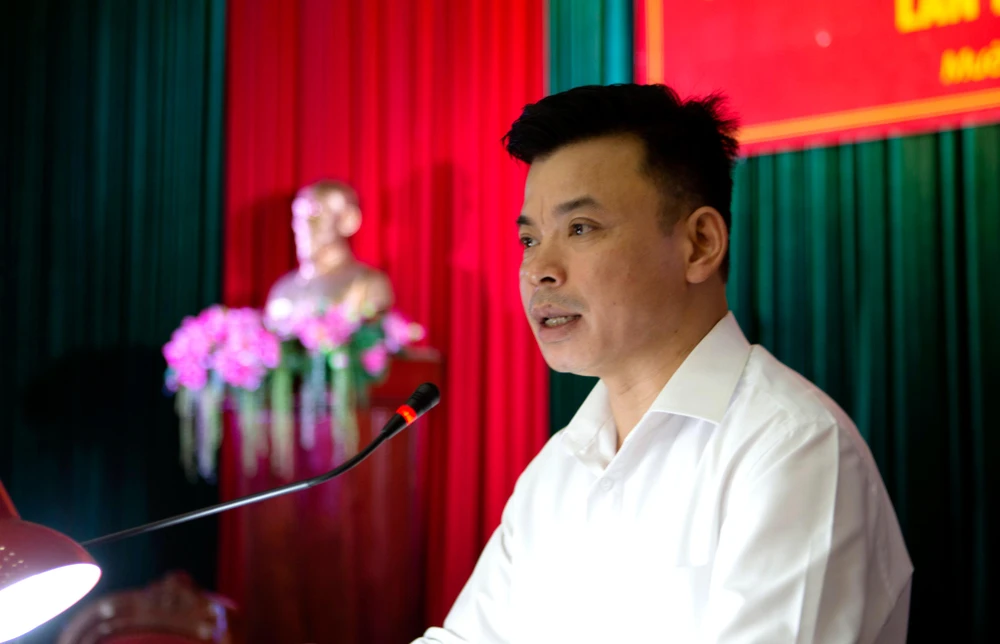 Bí thư Huyện ủy Mường Lát (Thanh Hóa) ông Hà Văn Ca. Ảnh: ĐẶNG TRUNG