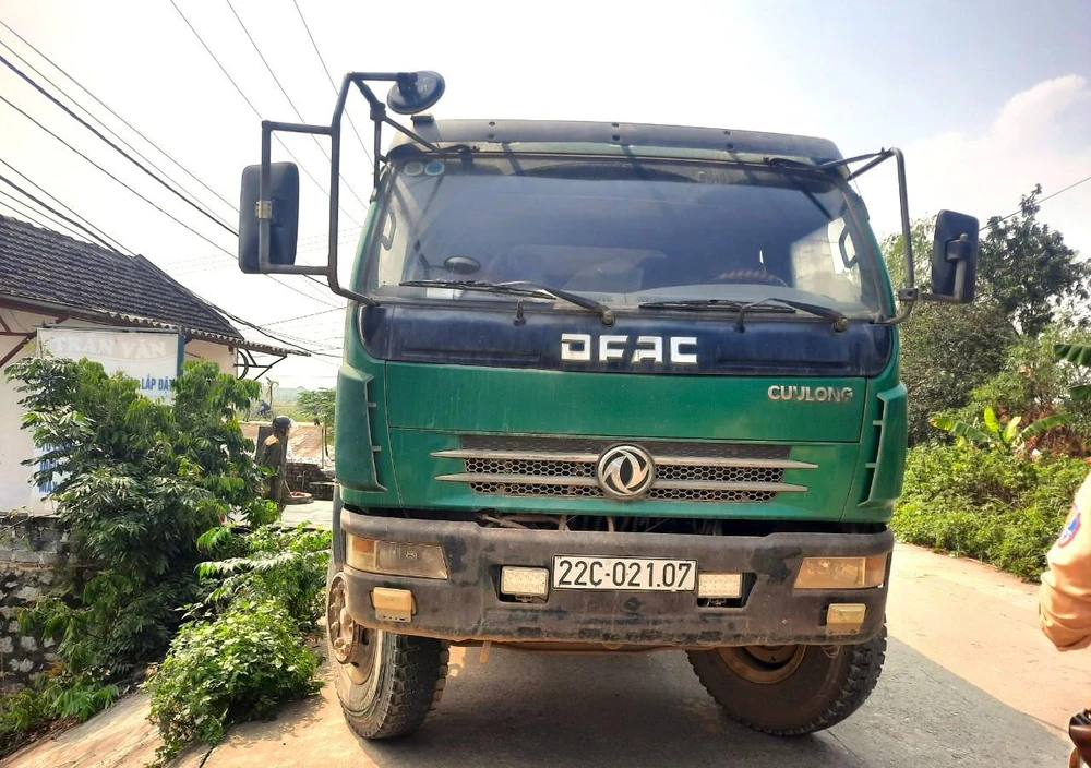 Ô tô tải gây tai nạn. Ảnh: CACC