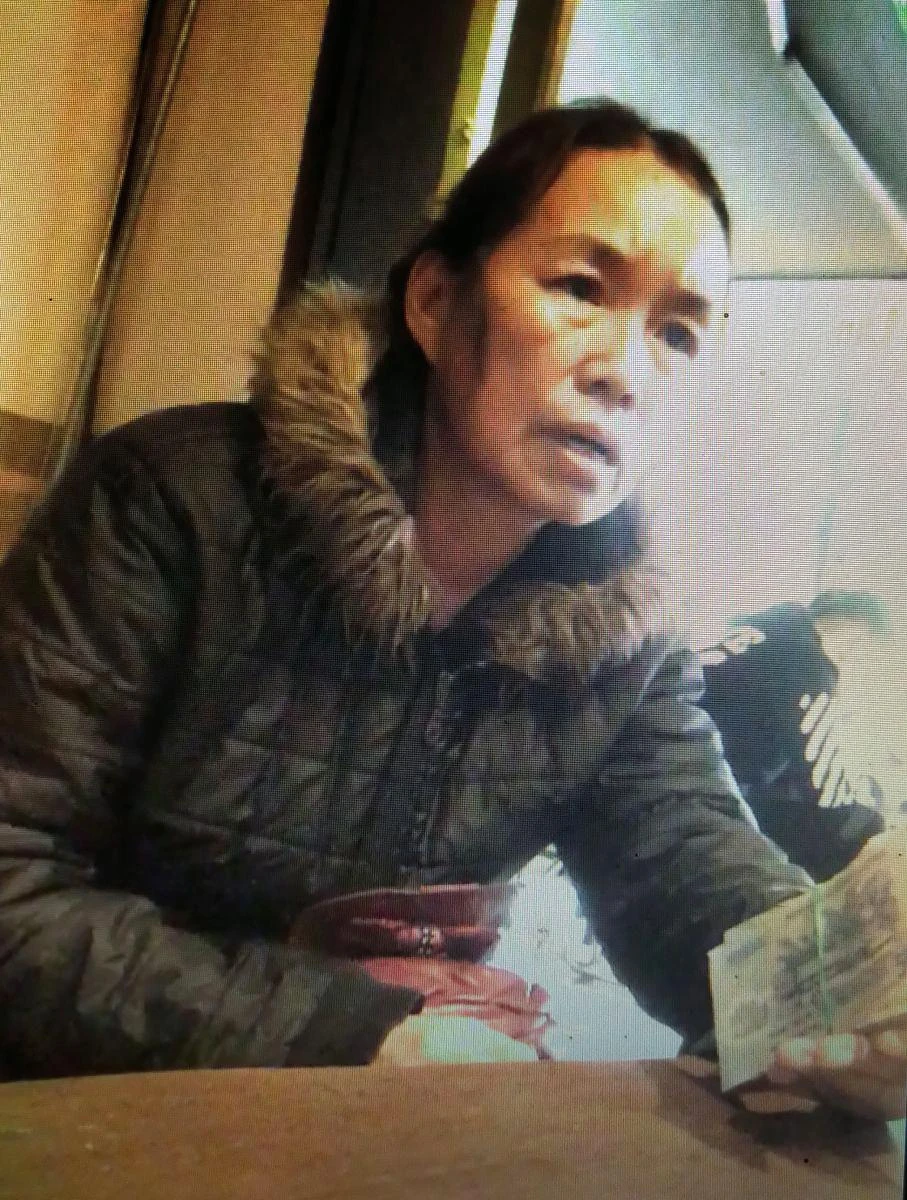 Trịnh Thị Đào bị Công an huyện Như Xuân bắt giữ. Ảnh: CATH