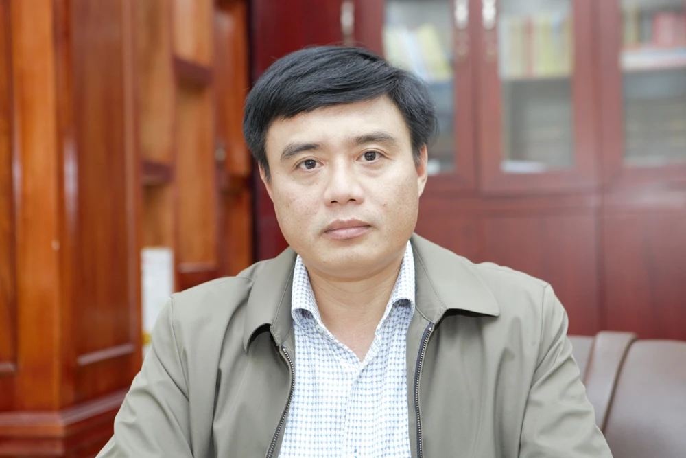 Ông Nguyễn Xuân Dũng, Phó Chủ tịch UBND huyện Hà Trung, tỉnh Thanh Hóa. Ảnh: ĐẶNG TRUNG