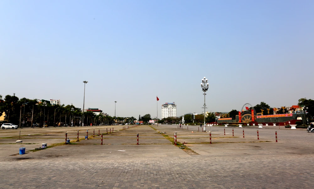 Phố đi bộ Phan Chu Trinh và không gian văn hóa Quảng Trường Lam Sơn sẽ là nơi tổ chức các hoạt động văn hóa, văn nghệ, thể thao, vui chơi, giải trí của TP Thanh Hóa. Ảnh: ĐẶNG TRUNG