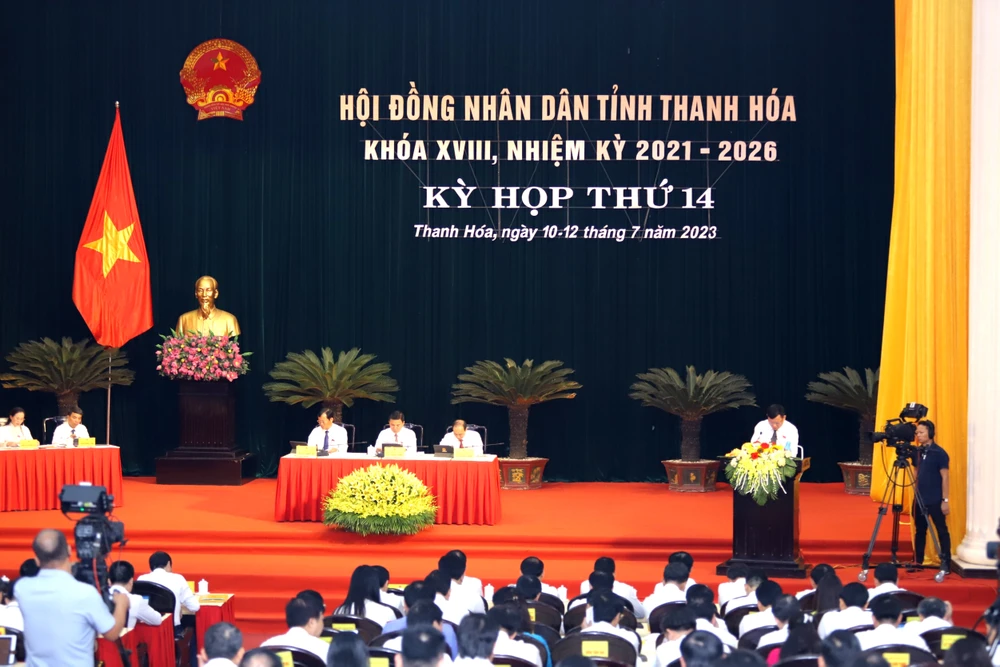Kỳ họp HĐND tỉnh Thanh Hóa diễn ra từ ngày 10 đến ngày 12-7. Ảnh: ĐT