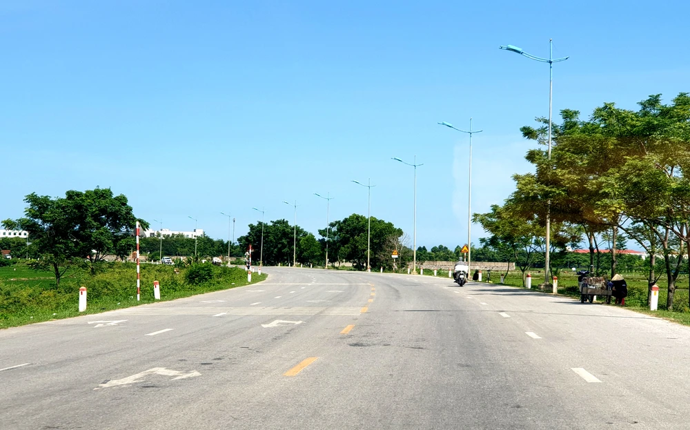 Đại lộ Nam Sông Mã giai đoạn 2 có mức đầu tư khoảng 930 tỉ đồng. Ảnh: ĐẶNG TRUNG