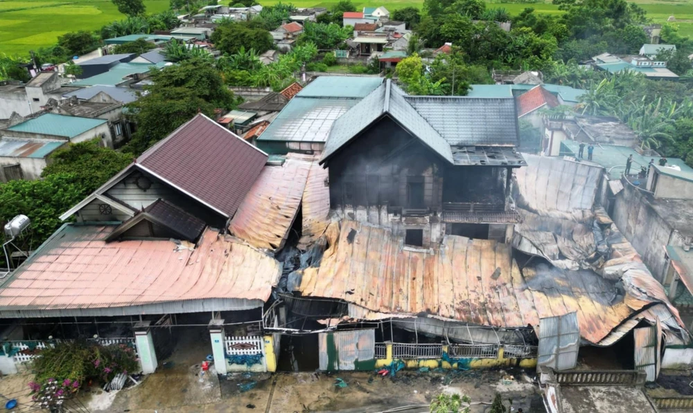Cháy cơ sở chăn ga ngối đệm khiến cô gái 20 tuổi tử vong -.jpg