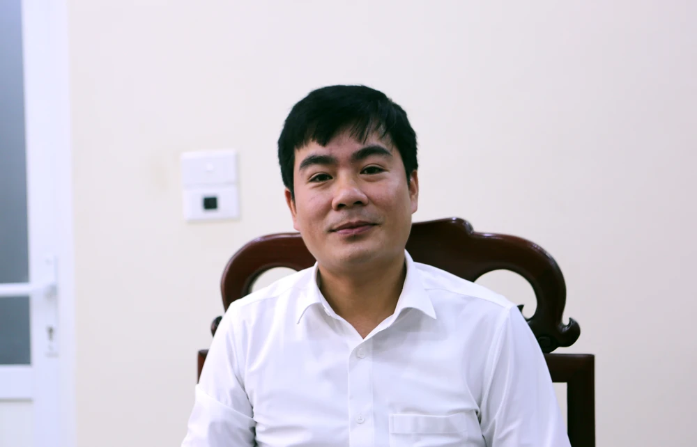 Ông Lê Văn Châu (ảnh) Bí thư Tỉnh đoàn tỉnh Thanh Hóa. Ảnh: ĐẶNG TRUNG