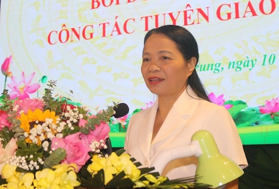 Phó Trưởng Ban Tuyên giáo Tỉnh ủy Thanh Hóa bà Bùi Thị Mười tự nguyện xin nghỉ hưu trước tuổi - 1.jpg
