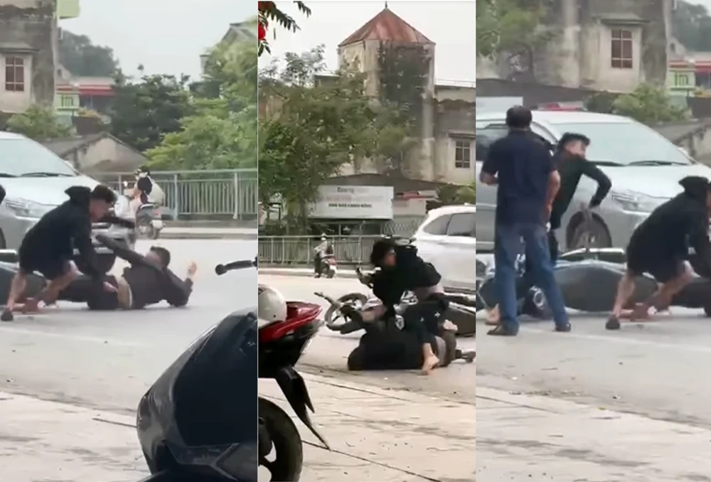 Cảnh sát vào cuộc vụ 1 nam thanh niên bị chém liên tiếp ở Thanh Hóa.jpg