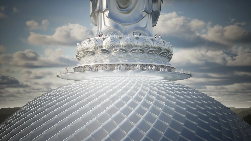 Ngắm Tôn tượng Phật lớn nhất thế giới 167,5 trên đỉnh núi Nưa ở Thanh Hóa -.jpg