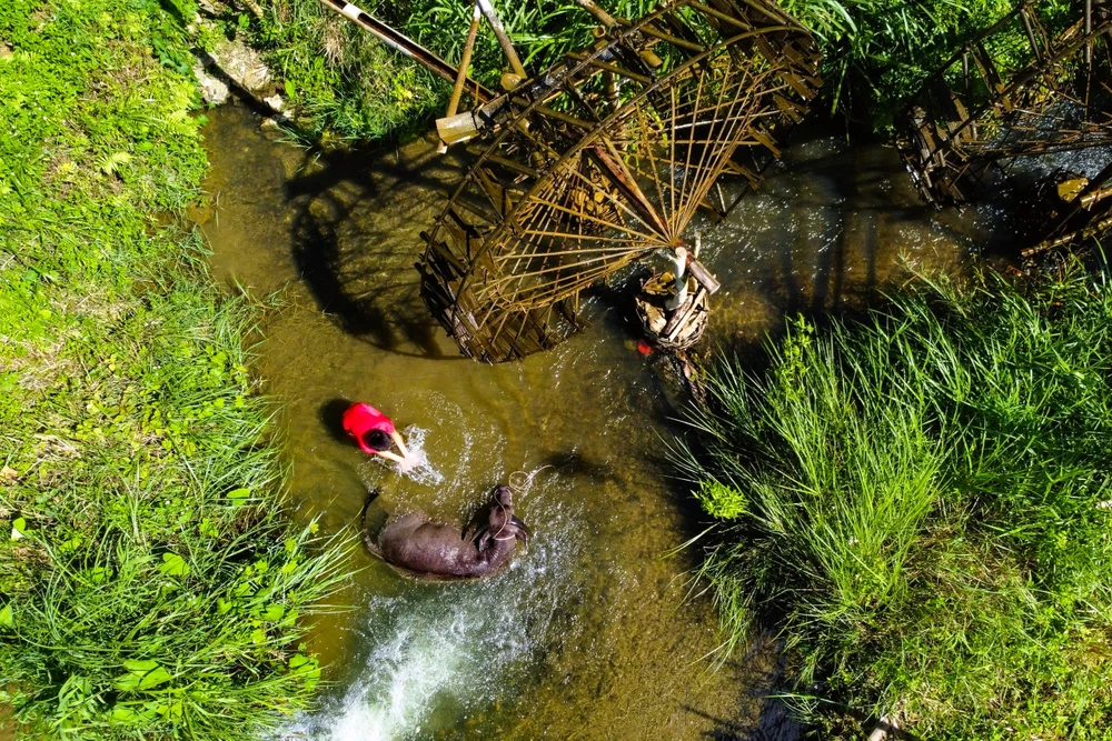 Độc đáo “bánh xe nước” ở miền Tây xứ Thanh -12.jpg