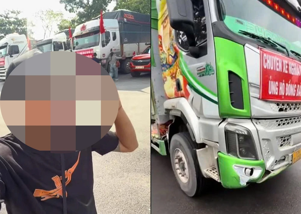 6 Xôn xao vụ xe đoàn cứu trợ va chạm ô tô con, bị báo giá sửa gần 100 triệu đồng -.jpg