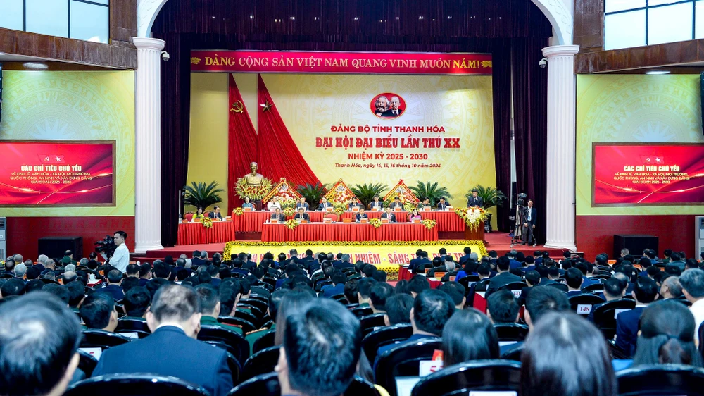 Đại hội Đảng bộ tỉnh Thanh Hóa lần thứ XX - 12.jpg
