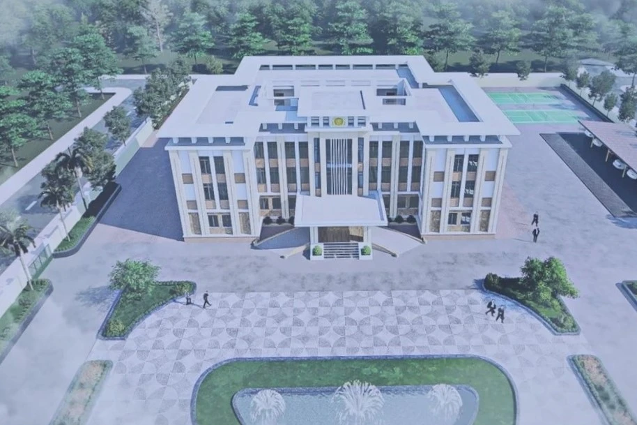 Thiếu Thiếu Tô Anh Dũng, Khởi Công trụ sở Công an xã Hiền Kiệt - 2.jpg