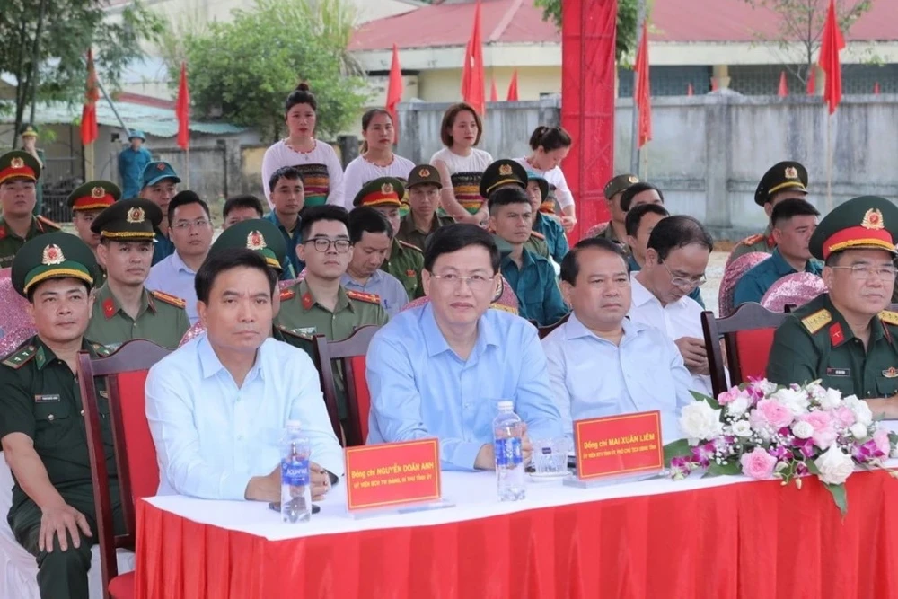 Thiếu Thiếu Tô Anh Dũng, Khởi Công trụ sở Công an xã Hiền Kiệt - .jpg