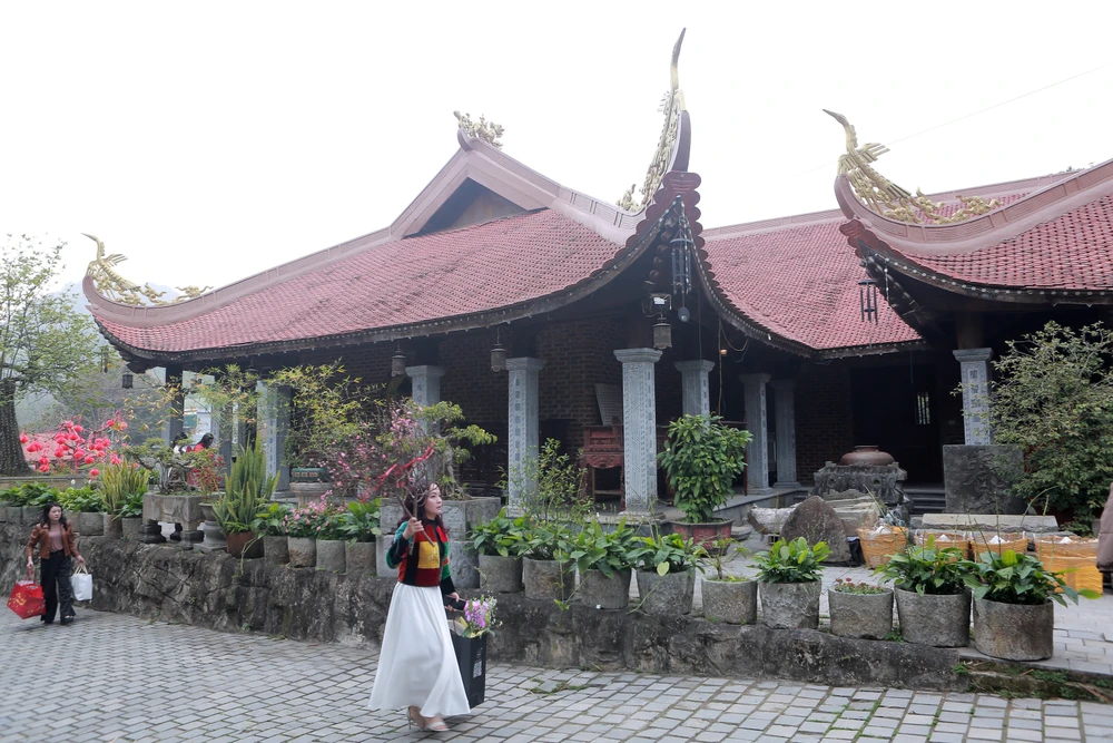 Giới trẻ rộn ràng chụp ảnh check – in ở ngôi chùa cổ ở Thanh Hóa-2.JPG